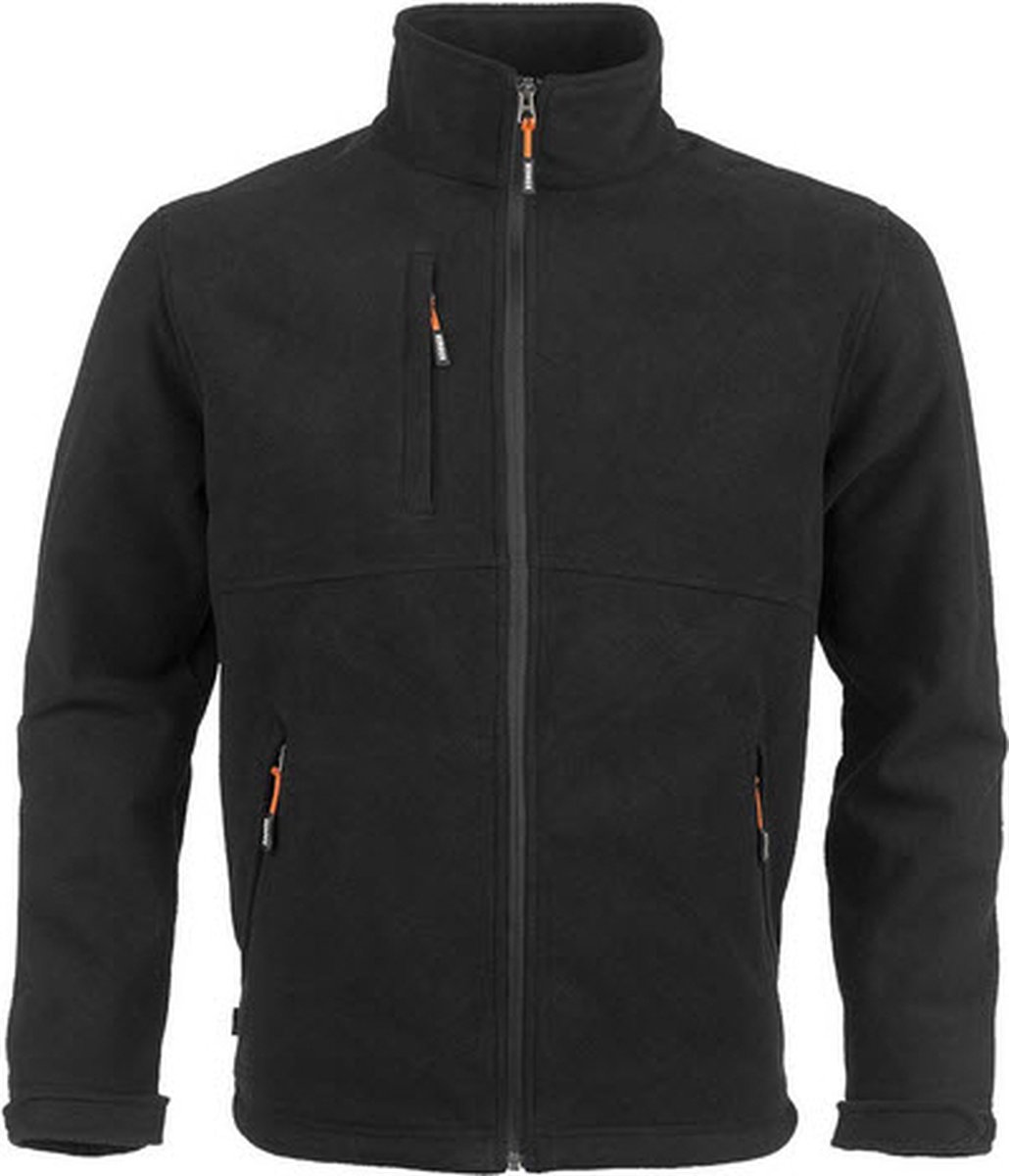 Herock Marcus Fleecejack additionals (1901) - Zwart - L