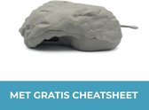 Unpest - Muizenlokdoos - Steenmotief - Voor Muizengif én Muizenklem - Met Sleutel - Met Gratis Cheatsheet