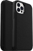 Geschikt voor OtterBox Strada Apple iPhone 13 Pro Hoesje Portemonnee Book Case Zwart