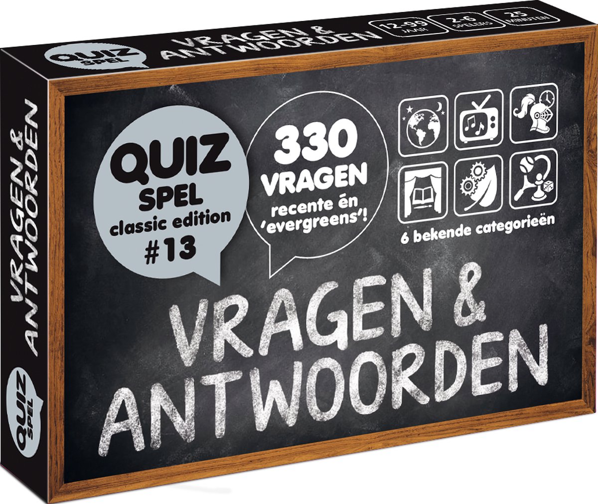 Vragen & Antwoorden #13 - Kaartspel - Pocketformaat Trivia Quiz en Aanvulset / Uitbreiding - 330 NIEUWE NEDERLANDSE VRAGEN!