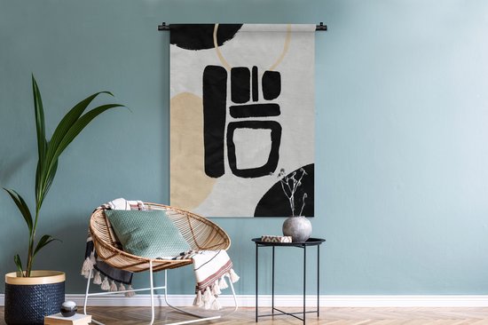 Tapisserie - Tissu mural - Art - Luxe - Abstrait - 90x120 cm - Tapisserie