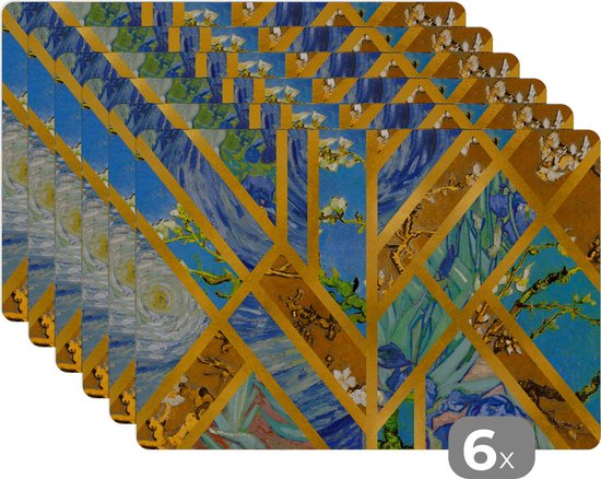 Set de table - Art - Van Gogh - Old Masters - 45x30 cm - 6 pièces