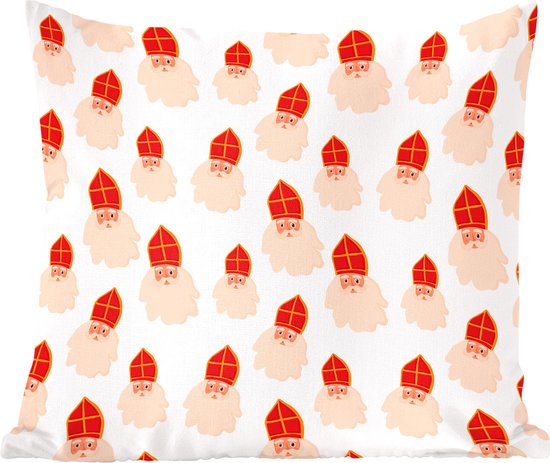 Sierkussen - Sint Sinterklaas Decoratie - Multicolor - 40 Cm X 40 Cm