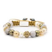 Karma armband 85345 Spiral Mellow M (Gold crystal)