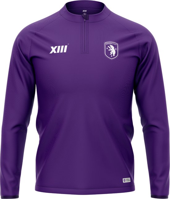 Foto: Beerschot kids sweater met korte rits maat 164 13 a 14 jaar 