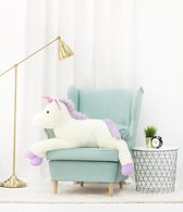 Knuffel Dear Bear Unicorn White 120cm