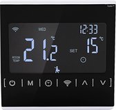 TechU™ Smart Thermostat Home Electric Chauffage par le sol - Zwart - Wifi & App gratuite - Programme personnel réglable - Chauffage Electric