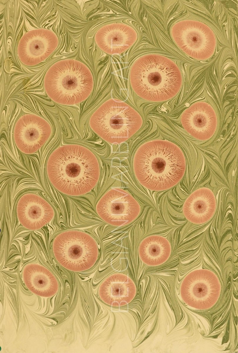 Originele handgemaakte Turkse kunst Ebru, Turkse papier marmering, 35x50cm decoratief papier voor boekbinden, kunst aan de muur, woondecoratie