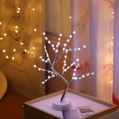 Exalight Bonsai Nachtlamp - Sfeerlicht - Decoratie - Slaapkamer - LED - Draadloos - Kerst en Nieuwjaar - Sneeuwvlokjes