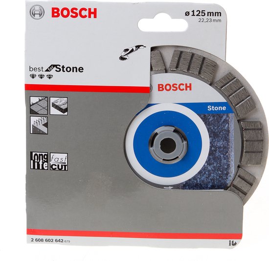 Bosch Diamantdoorslijpschijf Best for Stone 125 mm