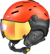 CP Camurai - Skihelm - rood - 56-58/M - Meekleurend Vizier cat. 1 (❄/☁)