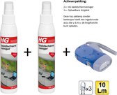 HG beeldschermreiniger- 2 stuks + Knijpkat/Zaklamp