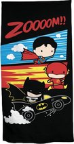 ApolloX strandlaken Batman 70 x 140 cm polyester zwart