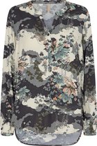 Soyaconcept SC-Berina 1 blouse green haze combi, maat L (40)