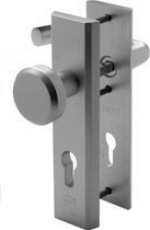 Ferrures pour portes de sécurité Nemef 3405 - Bouton / Poignée - Distance 72mm - SKG *** - Aluminium - Dans emballage visible