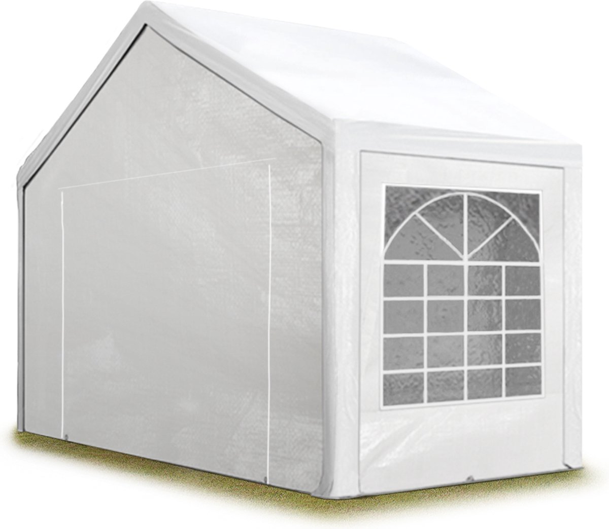 Partytent Feesttent Paviljoen 3x2 m wit 180 g/m² PE zeil 100% waterdicht UV-bestendig