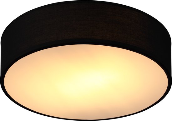 Monzana Plafondlamp 40W Rond - 38cm Fitting E27 - Zwart