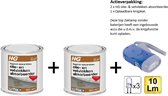 HG tegel en natuursteen olie- en vetvlekken absorbeerder (product 42)  - 2 stuks + Knijpkat/Zaklamp