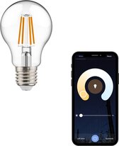 IDINIO Dimbare WIFI lamp E27 - Filament Warm wit - Bedienbaar vanaf app - Slimme lamp