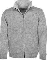 Pure Wool Herenvest MNL-1703  - Lichtgrijs - XL