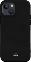 Siliconen hoesje zwart geschikt voor iPhone 13 Mini hoesje siliconen - Zwarte kleur - Hoesje geschikt voor iPhone 13 Mini zwart - zwart hoesje geschikt voor iPhone 13 Mini - Stevig