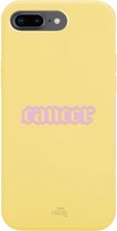 xoxo Wildhearts case voor iPhone 7/8 Plus - Cancer (Kreeft) Yellow - iPhone Zodiac Case