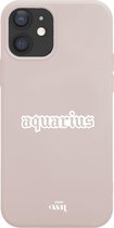 xoxo Wildhearts case voor iPhone 11 - Aquarius (Waterman) Beige - iPhone Zodiac Case