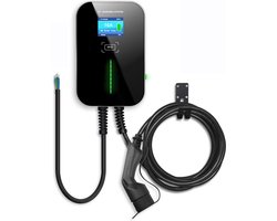 Besen Wallbox Laadpaal 11kW met RFID toegang | 6,5 meter Type 2 kabel | Ingebouwde Type B schakelaar