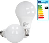 ECD Germany 3-pack E27 LED lamp 12W - vervangt 75W gloeilamp - koel wit 6000K - 800 lumen - stralingshoek 270° - 220-240V - EEK A+ - gloeilamp spaarlamp