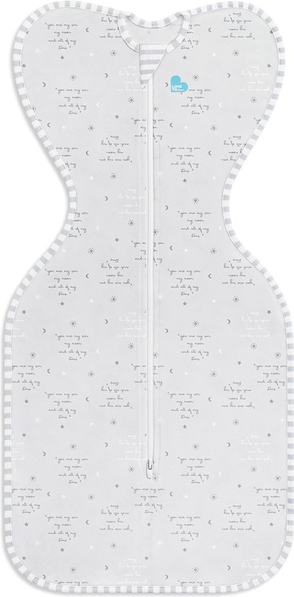 Love to Dream™ Babyslaapzak Swaddle Up™ - Inbakeren - Baby 3-6 maanden - 6-8.5 kg - Zomer "You are my sun, my moon and all of my stars"