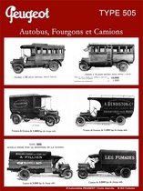 metalen wandbord Peugeot 505 bussen / vrachtwagens 20 x 30 cm