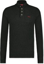 New Zealand Auckland - Big Bend Mocker Trui Donkergroen - 3XL - Regular-fit