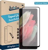Samsung Galaxy S22 Screenprotector - Full Cover - Gehard glas - Transparant - Just in Case