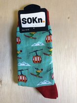 SOKn. trendy sokken WINTERSPORT maat 40-46  (Ook leuk om kado te geven !)