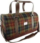 Glen Appin Weekendtas Clyde Rust Check  - Echte Harris Tweed - Made in Scotland