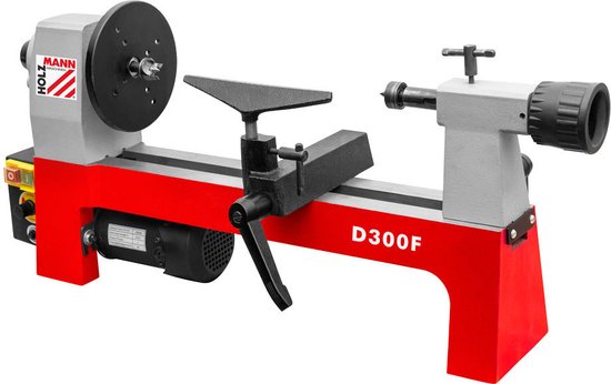 Holzmann D300F Houtdraaibank Pro set 230V | 3200 omw/min | Traploos | inclusief bedieningsgereedschap