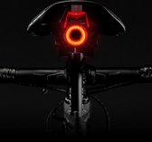 ROCKBROS – Fiets Remlicht - Achterlicht met sensor – IPX6 Waterafstotend – USB Oplaadbaar – Slimme LED Verlichting – Schokbestendig – Verschillende modes – Automatische remverlicht