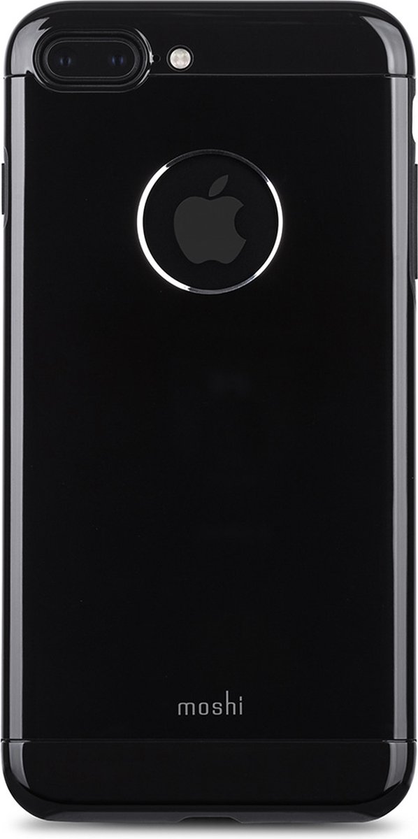 Moshi iGlaze Armour iPhone 7 Plus 8 Plus hoesje - Onyx Zwart