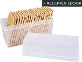 Hoppler Cracker Bewaardoos - Vershouddoos - Knackebrod - Crackerbox - Wit