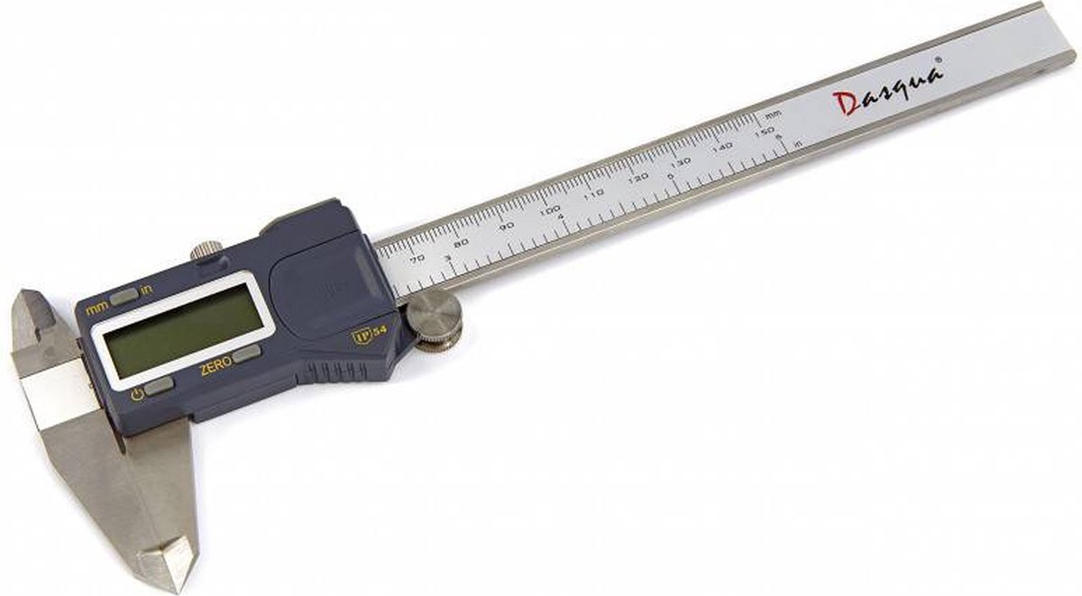 DASQUA IP54 150 mm digitale schuifmaat (waterproof)
