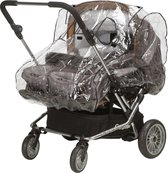 LuxuryLiving - Regenhoes kinderwagen Universeel - Buggy - Transparant - Dubbel