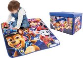 Speelkleed Opbergdoos Paw Patrol - Nicklodeon - 40 x 30 x 26 cm - 2 In 1