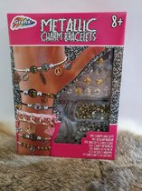 Sieraden maken, metallic charm bracelets, DIY kit