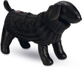 Designed by Lotte Haida - Pull pour chien - Anthracite - Taille XXL - Longueur dos 40 cm