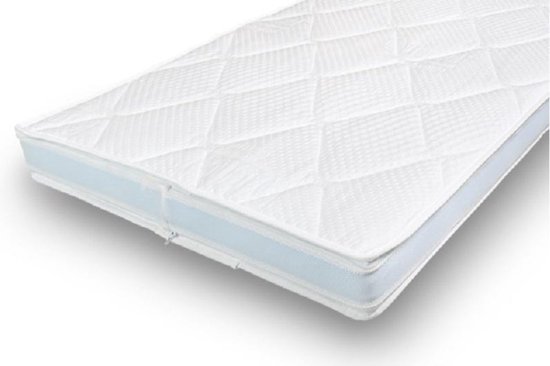 Top XXL - Topper 180x200 - 12 cm d' épaisseur - couverture Tencel - mousse visco Nasa Memory - Tencel tic - tac - 12 cm d' épaisseur - orthopédique