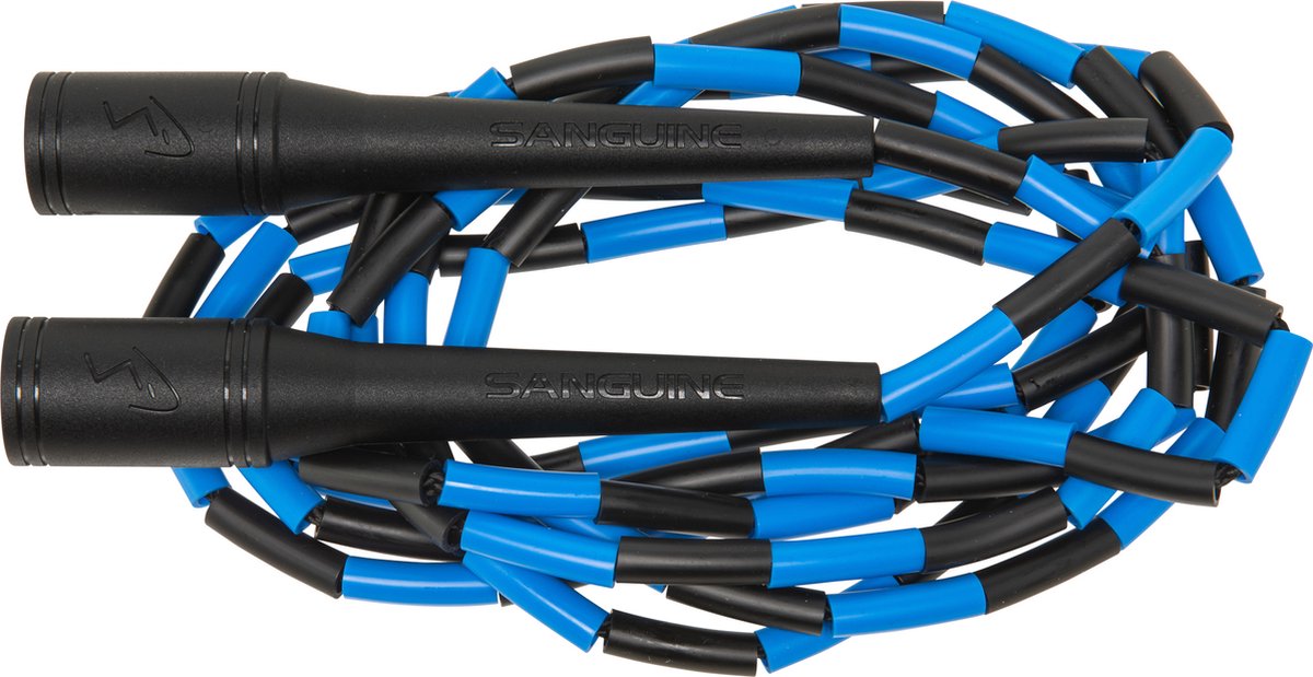 Sanguine MX soft beaded jump rope - Springtouw - Black & Blue - 305cm