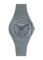 Tekday-Analoog-Kinderhorloge-Silicone band-Grijs-Waterdicht