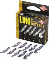 Essdee Lino Cutters - gutsmesjes set voor lino snijden - 5 diverse stijlen - 10 mesjes
