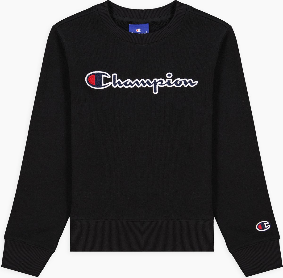 Champion Rochester Meisjes Crewneck Sweatshirt kindermaat 152/158 Zwart