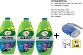 Turtle Wax - TW 53381 Max-Power Car Wash 1,42L - 3stuks - + Zaklamp/Knijpkat